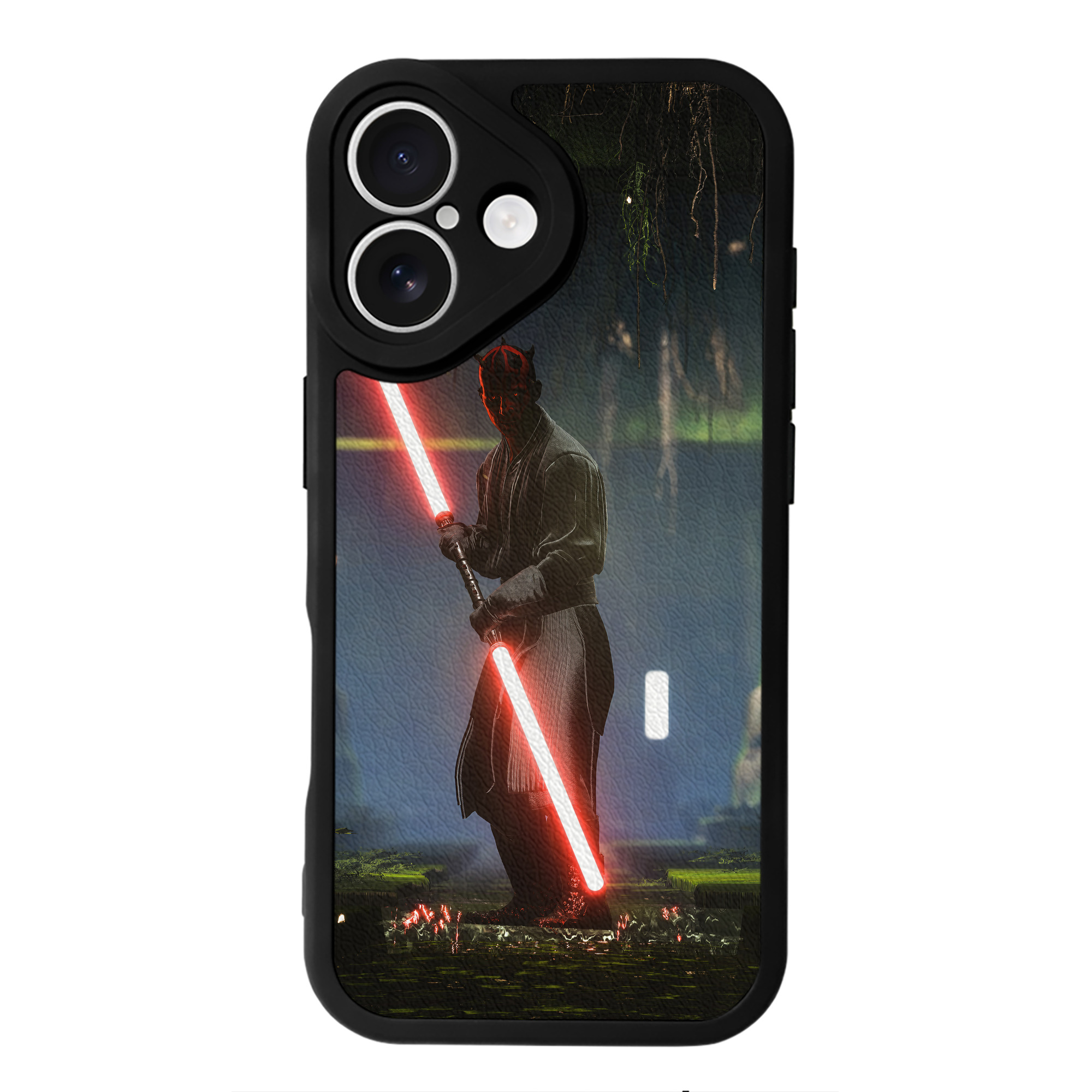 （画像用） スター・ウォーズ Star Wars 【iPhone 16シリーズ対応】シリコンスマホケース（レザー調） 材質：シリコン